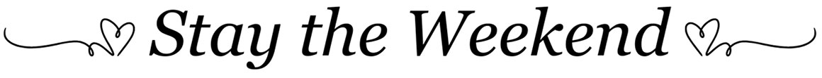 Stay the Weekend heart line separater